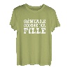 Damen T-Shirt mit Aufschrift 