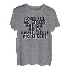 Good Sex No Stress One Boo No Ex Small Circle - Rückenmotiv T-Shirt