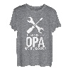 Herren Männertag Vatertag Shirt Locker Bleiben Opa Macht Das Schon T-Shirt