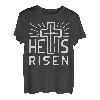 He is Risen Easter Jesus Christian Männer Frauen Mama Papa Luv T-Shirt
