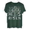 He is Risen Easter Jesus Christian Männer Frauen Mama Papa Luv T-Shirt