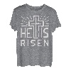 He is Risen Easter Jesus Christian Männer Frauen Mama Papa Luv T-Shirt