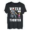 Vater und Tochter Biker Rocker Motorrad für Papa Vater Daddy T-Shirt