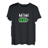 Kinder Mini Me Batteriestand Kind Vater Mutter Family Partnerlook T-Shirt