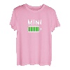 Kinder Mini Me Batteriestand Kind Vater Mutter Family Partnerlook T-Shirt