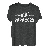 Herren Papa 2023 - Herzschlag T-Shirt