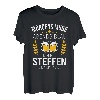Herren Steffen Name Geschenk-Idee Geburtstag Lustiger Spruch T-Shirt