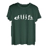 Herren Evolution Vater Papa Papi Vati Familie Kind Kinder Vatertag T-Shirt