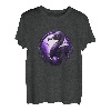 Bitcoin BTC Nostr lila Vogel Emu schön stark stolz fliegen T-Shirt