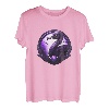 Bitcoin BTC Nostr lila Vogel Emu schön stark stolz fliegen T-Shirt