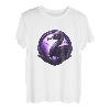 Bitcoin BTC Nostr lila Vogel Emu schön stark stolz fliegen T-Shirt