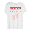 Herren Gästebuch Babyparty Pinkelparty Babypinkeln Junge Mädchen T-Shirt