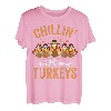 Chillen beim Chillen mit meinen Truthahnfreunden Thanksgiving-Kindern T-Shirt