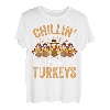 Chillen beim Chillen mit meinen Truthahnfreunden Thanksgiving-Kindern T-Shirt