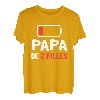 Herren Papa mit 2 Töchtern, Geschenk für Vatertag T-Shirt