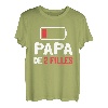 Herren Papa mit 2 Töchtern, Geschenk für Vatertag T-Shirt