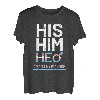 His Him He Respect My Pronouns Trans Pride Transgender Merch T-Shirt
