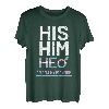 His Him He Respect My Pronouns Trans Pride Transgender Merch T-Shirt