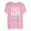 His Him He Respect My Pronouns Trans Pride Transgender Merch T-Shirt