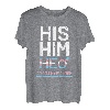His Him He Respect My Pronouns Trans Pride Transgender Merch T-Shirt