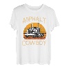 Lkw-Zugmaschine Lkw-Fahrer Konstruktion Asphalt Cowboy T-Shirt