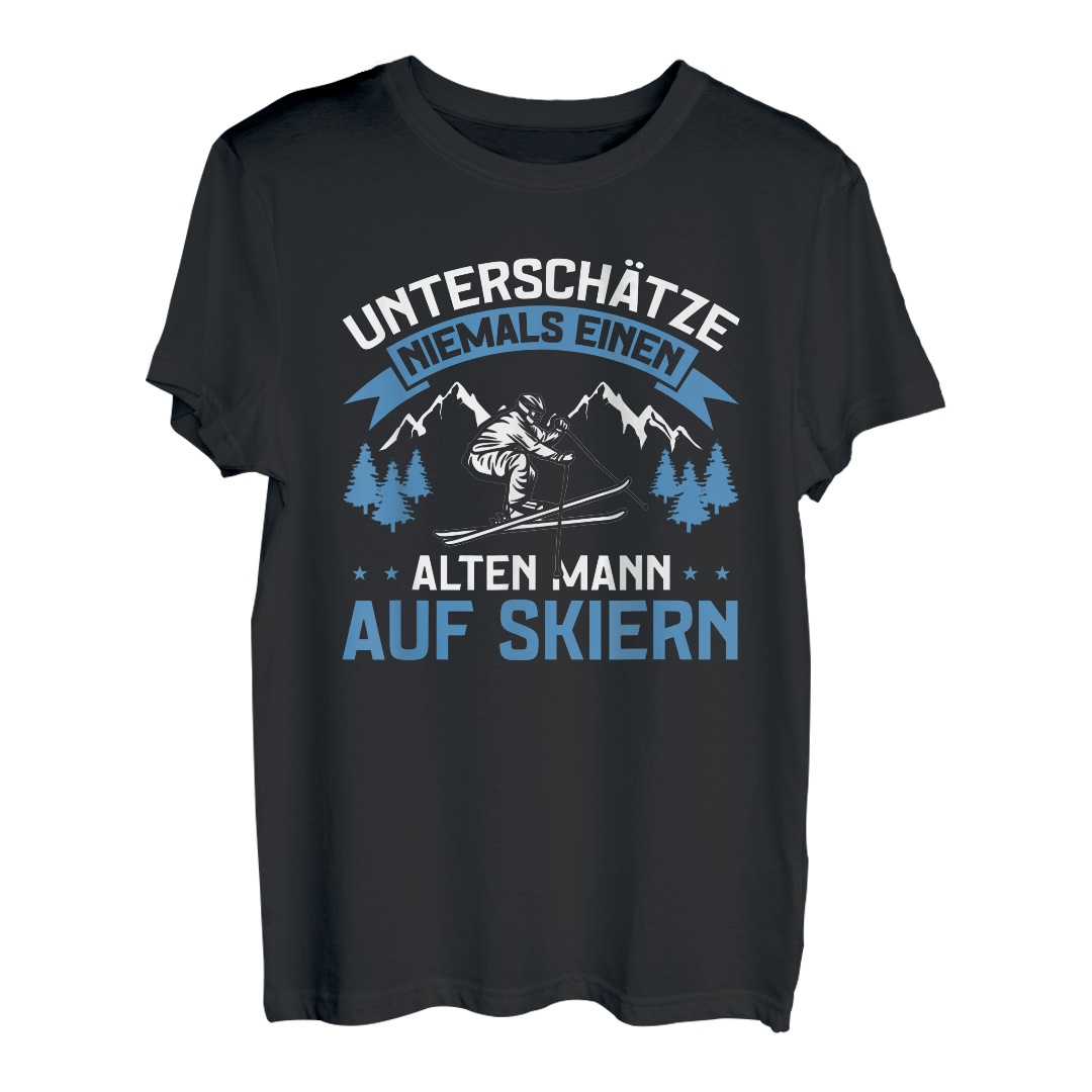 Lustige Skifahrer TShirts Stilvoll und humorvoll auf der Piste Hapfox