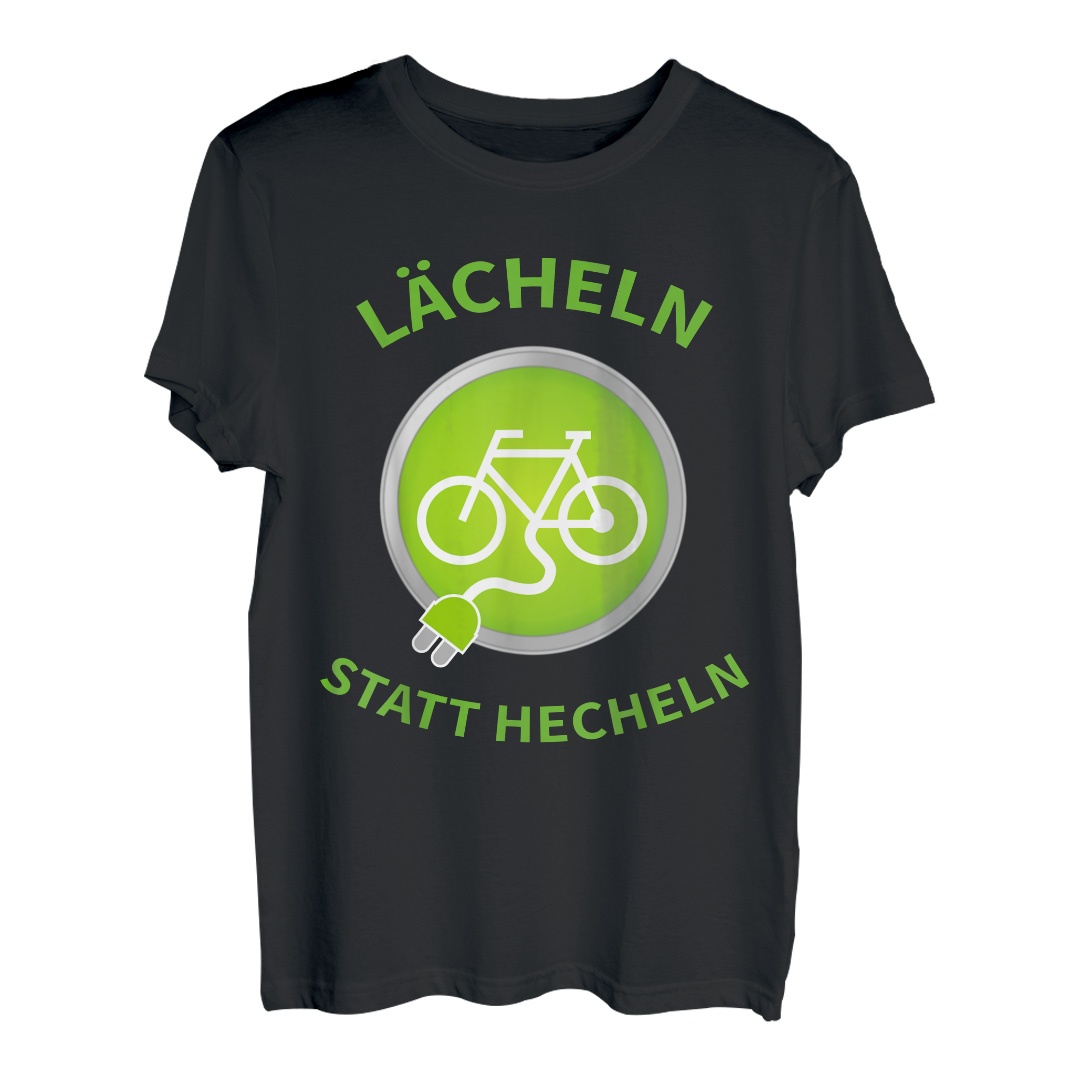 E BIKE LÄCHELN STATT HECHELN T-Shirt