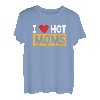 I Heart Hot Moms MILFs Gifts Red Heart Design Love Mom T-Shirt