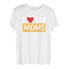 I Heart Hot Moms MILFs Gifts Red Heart Design Love Mom T-Shirt