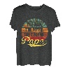 Herren The Man The Myth The Legend Papa Vatertag Dad Vintage Retro T-Shirt