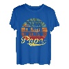 Herren The Man The Myth The Legend Papa Vatertag Dad Vintage Retro T-Shirt