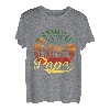 Herren The Man The Myth The Legend Papa Vatertag Dad Vintage Retro T-Shirt