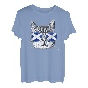 Schottland-Flagge Scottish Flag Scottish Cat Pride UK Herren Damen Geschenk T-Shirt