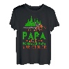 Holzfäller Kettensäge im Wald Papa Holz Geschenk Fun Shirt T-Shirt