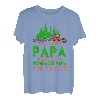 Holzfäller Kettensäge im Wald Papa Holz Geschenk Fun Shirt T-Shirt