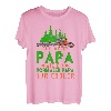 Holzfäller Kettensäge im Wald Papa Holz Geschenk Fun Shirt T-Shirt