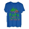 Holzfäller Kettensäge im Wald Papa Holz Geschenk Fun Shirt T-Shirt