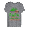Holzfäller Kettensäge im Wald Papa Holz Geschenk Fun Shirt T-Shirt