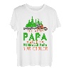 Holzfäller Kettensäge im Wald Papa Holz Geschenk Fun Shirt T-Shirt