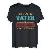 Herren Zwei Titel Vater und Schwiegervater vintage retro T-Shirt