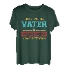 Herren Zwei Titel Vater und Schwiegervater vintage retro T-Shirt