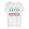Herren Zwei Titel Vater und Schwiegervater vintage retro T-Shirt