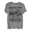 Herren Bonus Papa Stiefvater Spruch Ersatzpapa Vaterschaft Vatertag T-Shirt