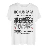 Herren Bonus Papa Stiefvater Spruch Ersatzpapa Vaterschaft Vatertag T-Shirt