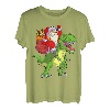 Dinosaurier Weihnachten Shirt Dino Kinder Jungen Kleinkind Weihnachtsmann Männer T-Shirt