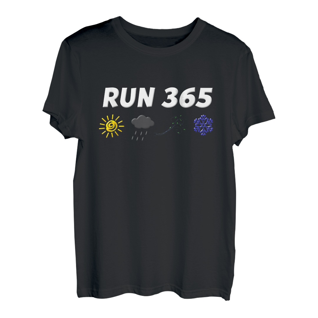 Run Streak Shirt Funny Sprüche Running Shirt Run 365