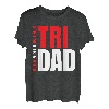 Herren Triathlon Dad I Geschenk Vater Triathlet Papa T-Shirt