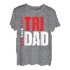 Herren Triathlon Dad I Geschenk Vater Triathlet Papa T-Shirt