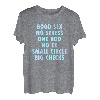 Good Sex No Stress One Boo No Ex (Rückenprint) Rap Spruch T-Shirt