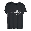 Golfspieler Herzschlag Golfer Outfit für Männer T-Shirt